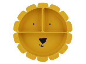 Trixie szilikon tányér rekeszekkel és tapadókoronggal - Mr Lion