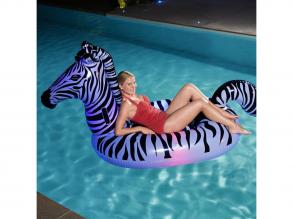 Zebra Rider beépített LED világítással 2.54m x 1.42m