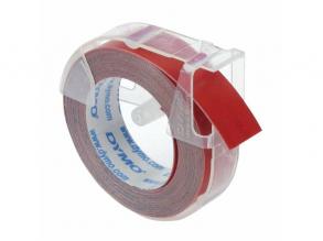 Dymo 3D 9mmx3m piros műanyag szalag