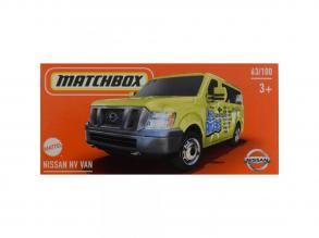 Matchbox: Nissan NV sárga kisautó papírdobozban 1/64 - Mattel