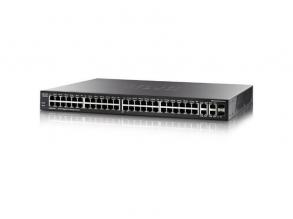 Cisco SG350-52P 52port GbE LAN 2x Gigabit SFP 2x SFP/RJ45 Combo port L3 menedzselhető PoE switch