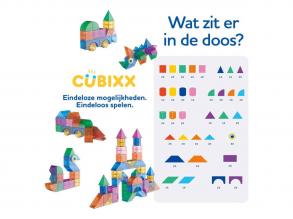 Cubixx mágneses építőjáték  64 darabos.