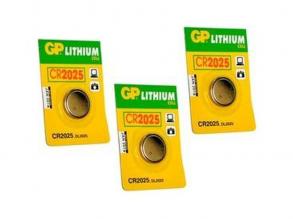 GP Lithium CR2025 gombelem