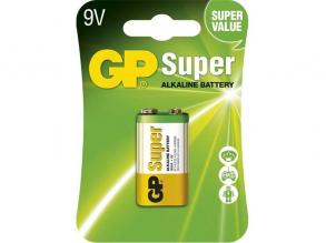 GP Super alkáli 9V, 1db/bliszter 1604A elem