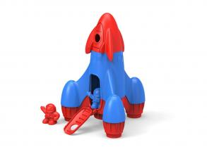 Green Toys rakéta űrhajósokkal