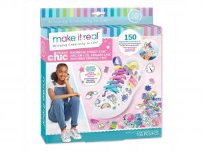 Make It Real: Sticker Chic Cipődíszítés - A szivárványos út divatja
