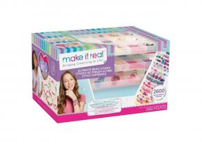 Make it Real - Karkötő készlet, 2600 gyöngy, karkötő készítéséhez