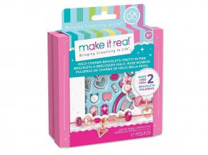 Make It Real: Ékszerkészítés, halo charm karkötok pink tárolóban