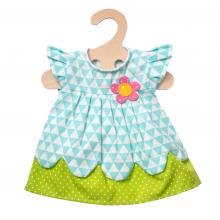 Játékbaba virágos ruhácska, 28-35 cm