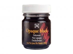 Talens Dekzwart 50 ml, fekete fedőfesték