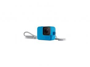 GoPro AJSST-003 Sleeve + Lanyard HERO 8 Black kék szilikon tok és pánt