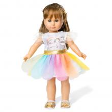 Játékbaba ruhácska, 35-45 cm, egyszarvús
