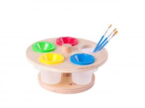 Classic World festőpaletta ecsettartóval