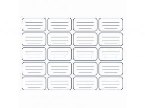 Herlitz 20db-os iskolai etikett