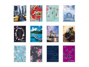 Herlitz kapcsos 10 betétes 12 design bankkártyatartó