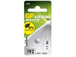 GP LR41 (192) alkáli gombelem 1db/bliszter