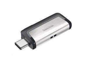Sandisk 64GB USB3.0/Type-C Dual Drive Fekete-Ezüst (173338) Flash Drive