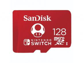 Sandisk 128GB SD micro (SDXC Class 10 UHS-I U3) Nintendo Switch memória kártya
