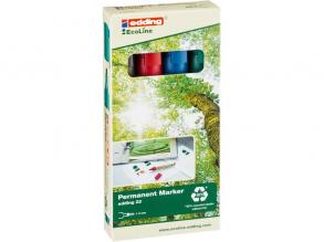 Edding 22 Ecoline 4db-os vegyes színű permanent marker készlet
