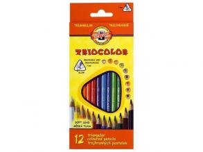 ICO: Koh-I-Noor Tricolor háromszögletű színes ceruza szett 12db-os