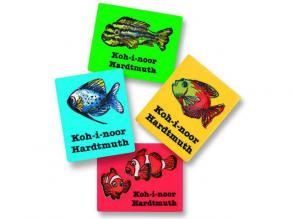 ICO: Koh-I-Noor plasztik radír hal mintával