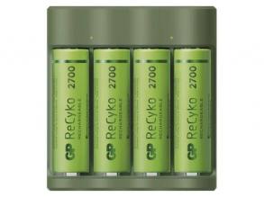 GP USB Everyday B421 Akkutöltő + 4×AA GP ReCyko 2700