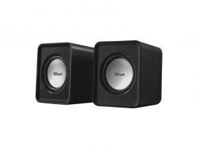 Trust Leto 2.0 jack 6W USB tápellátású fekete-ezüst hangszóró
