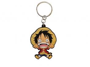 One Piece "Luffy SD" PVC kulcstartó