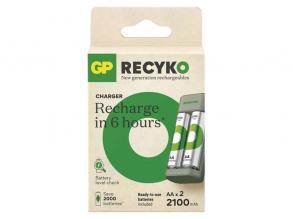 GP B50224 Eco E221+ 2xAA ReCyko 2100mAh akkumulátor töltő