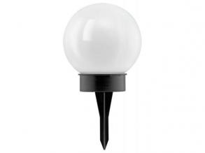 Led lámpatest , napelemes , földbe leszúrható , gömb , 15 cm , meleg fehér , EGLO , 22441