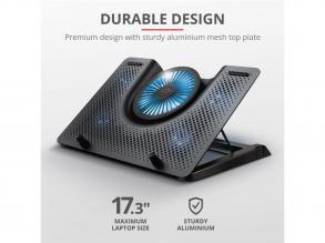 Trust GXT 1125 Quno Notebook Cooling Stand gamer hűtőpad