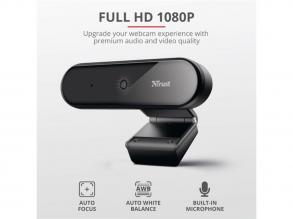 Trust Tyro FullHD mikrofonos fekete webkamera