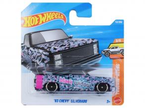 Hot Wheels: '83 Chevy Silverado black widow kisautó 1/64 - Mattel