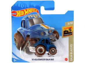 Hot Wheels: '70 Volkswagen Baja Bug kisautó 1/64 - Mattel