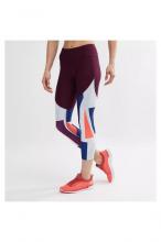 Vanish Printed Crop Under Armour női bordó mintás színű training leggings nadrág hosszú