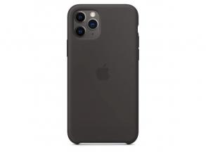 Apple iPhone 11 Pro fekete szilikon tok