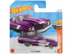 Hot Wheels: 1971 El Camino lila kisautó 1/64 - Mattel