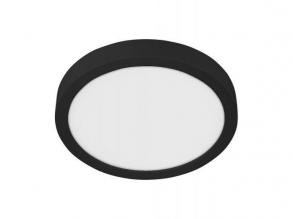 LED panel , 20.5W , falon kívüli , kerek , természetes fehér , fekete keret , IP44 , EGLO , FUEVA 5 , 30761