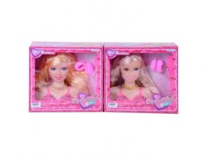 Divat fodrász babafej szett két változatban