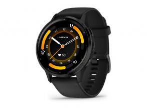 Garmin Venu 3 fekete, fekete kerettel, szilikon szíjjal okosóra