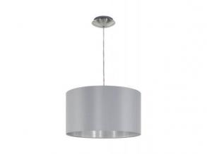 EGLO , 31601 , MASERLO , függeszték lámpa, E27 , 1X60W , IP20 , szürke, ezüst