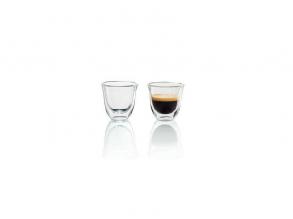 Delonghi eszpresszó pohár, 60 ml, átlátszó, 2db