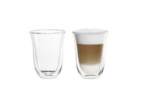 DeLonghi latte macchiato üvegpohár, 2 db