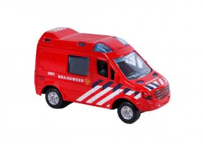 Kids Globe fröccsöntött tűzoltóautó - 8 cm