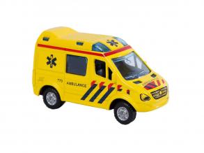 Kids Globe fröccsöntött mentőautó NL - 8 cm