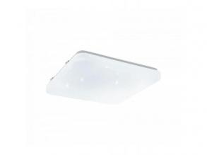 LED lámpatest , mennyezeti/fali , négyzet , kristály hatású , 11.5W , természetes fehér , EGLO , FRANIA-S , 33607