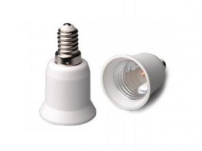 Lámpa foglalat átalakító , E14-E27 , INTEC