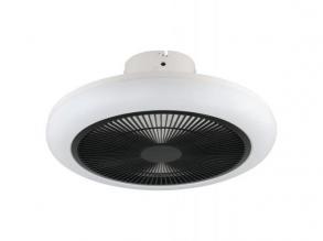 Mennyezeti lámpa , ventilátor , ventilátoros lámpa , CCT , fehér , fekete , műanyag , távirányítóval , 3 sebesség , EGLO , KOSTR