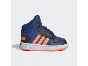 Hoops Mid 2.0 I Adidas gyerek kék/narancs színű Core utcai cipő