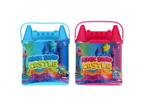 Várkastély kinetikus homok készlet vödörben, többféle, 1 db